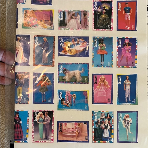 Mattel Barbie Trading Cards Sets & 20 Packs “Ten Cards” Plus Puzzle Pieces. - Picture 9 of 13